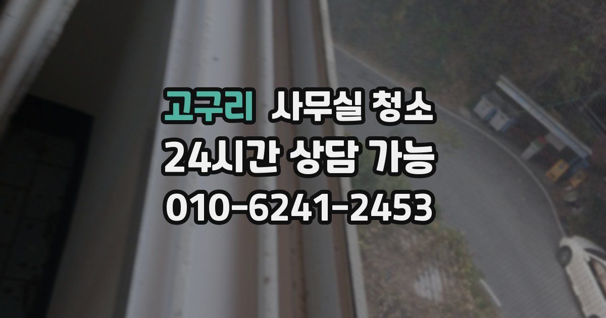 고구리 사무실 청소