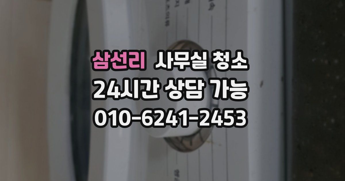 삼선리 사무실 청소
