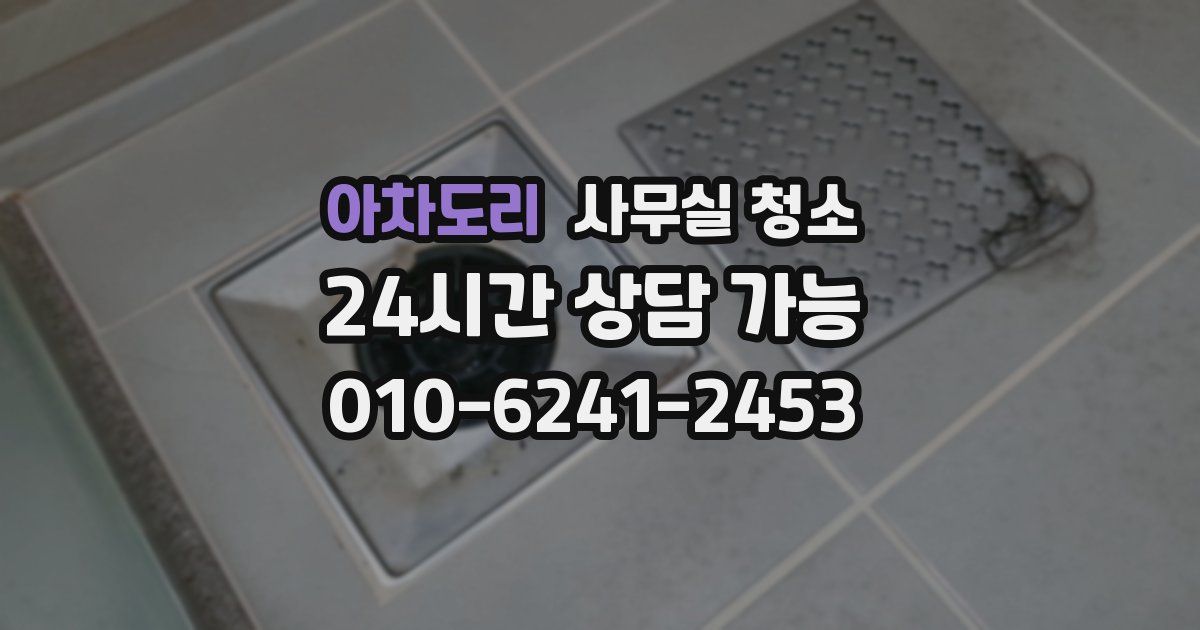 아차도리 사무실 청소