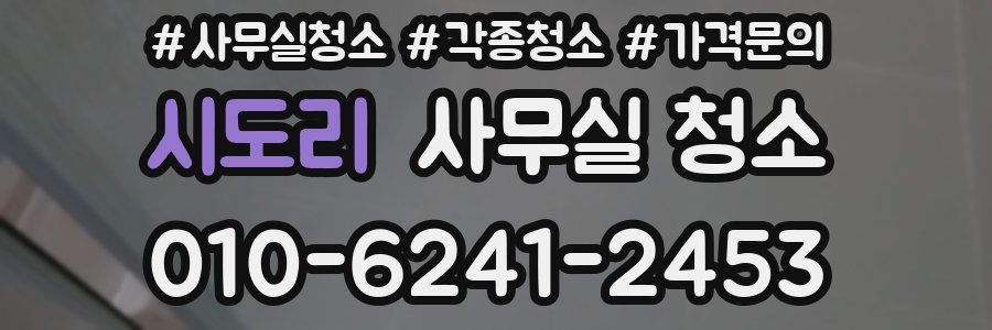 시도리 사무실 청소