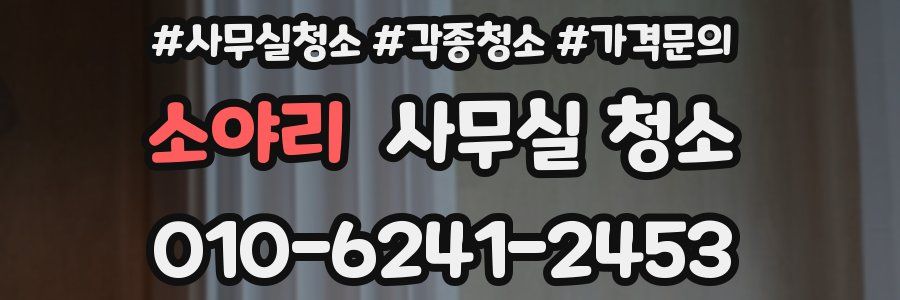 소야리 사무실 청소