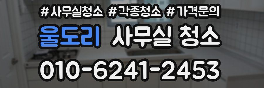 울도리 사무실 청소