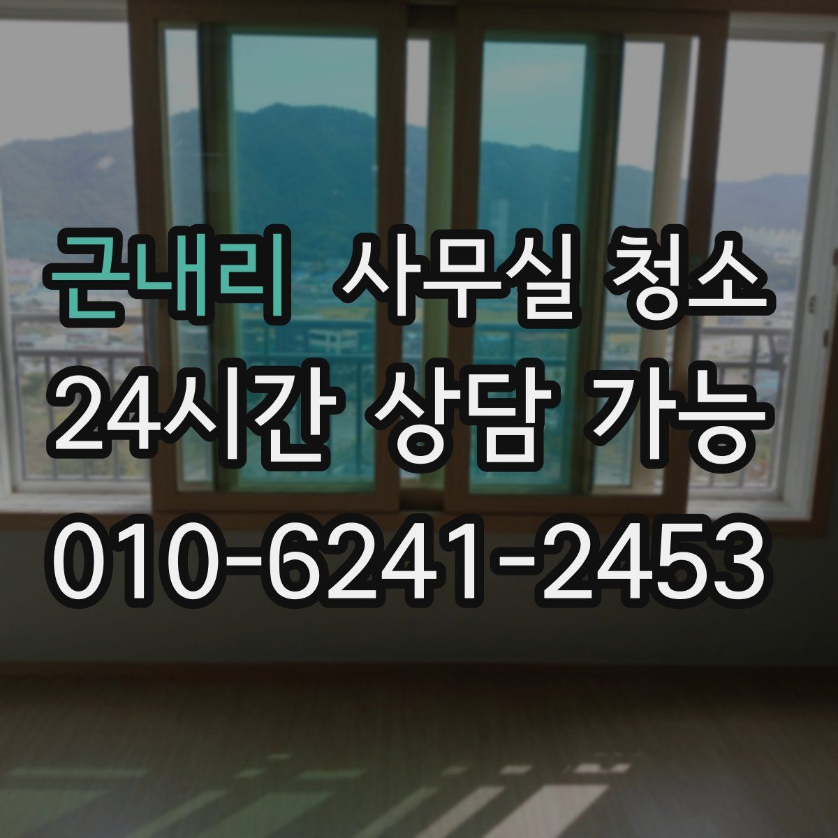 근내리 사무실 청소