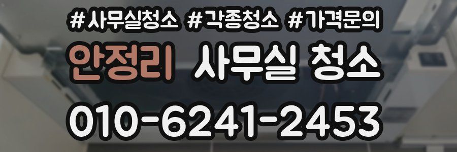 안정리 사무실 청소
