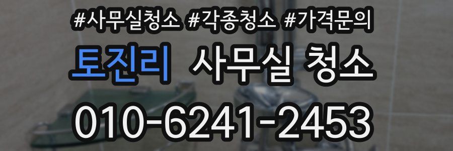 토진리 사무실 청소