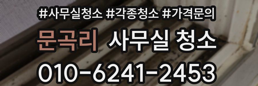 문곡리 사무실 청소