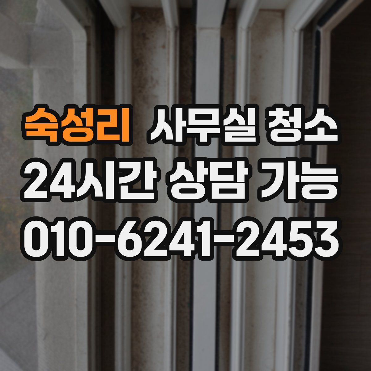 숙성리 사무실 청소