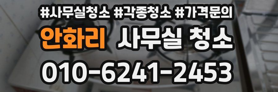 안화리 사무실 청소
