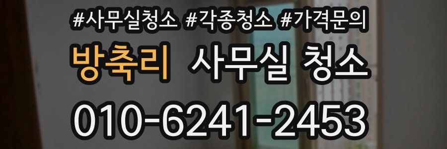 방축리 사무실 청소