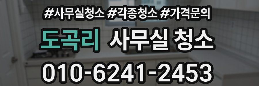 도곡리 사무실 청소