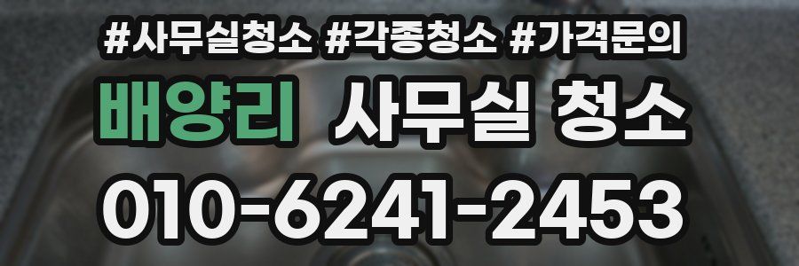 배양리 사무실 청소