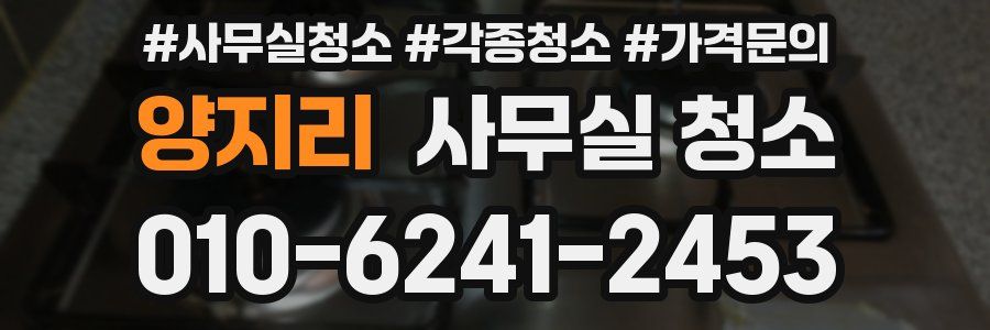 양지리 사무실 청소