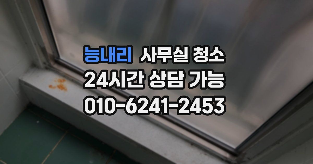 능내리 사무실 청소