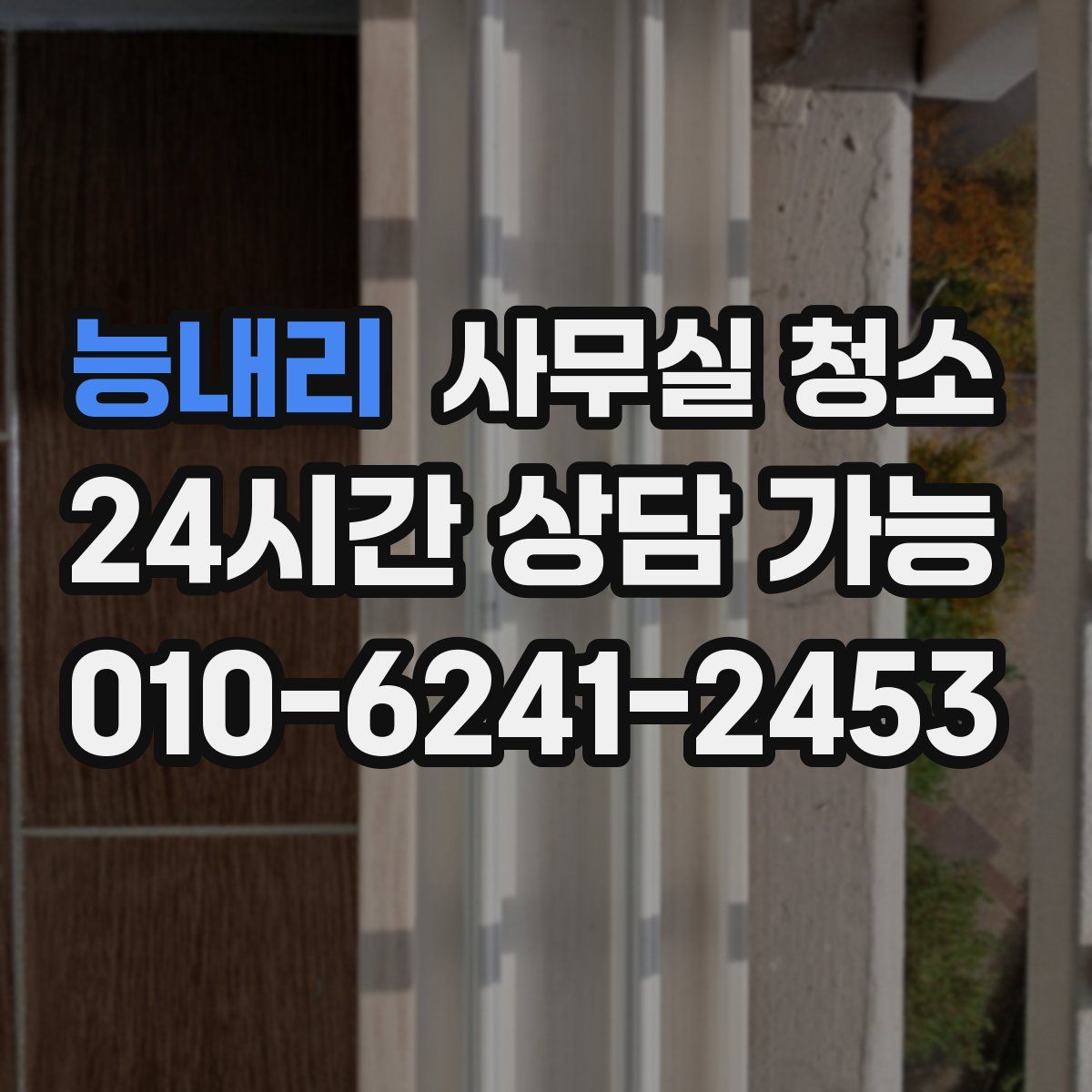 능내리 사무실 청소