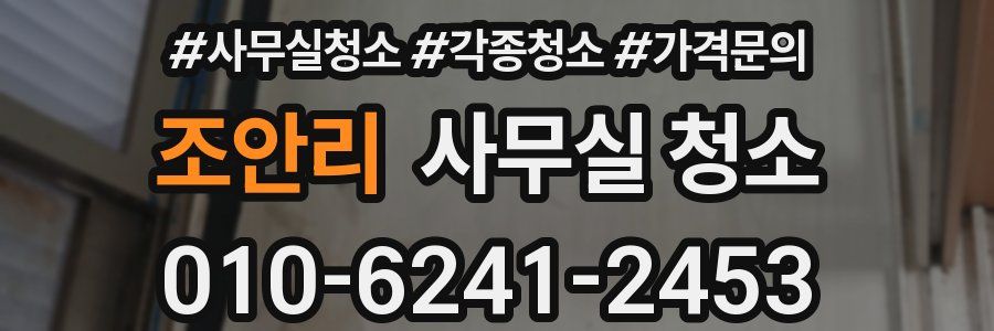 조안리 사무실 청소