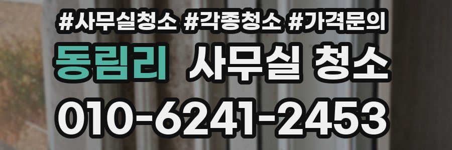 동림리 사무실 청소