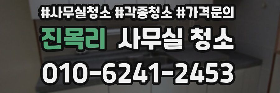 진목리 사무실 청소