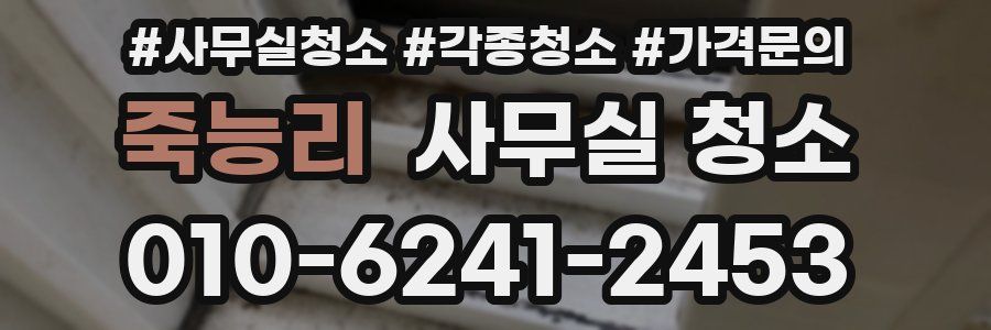 죽능리 사무실 청소