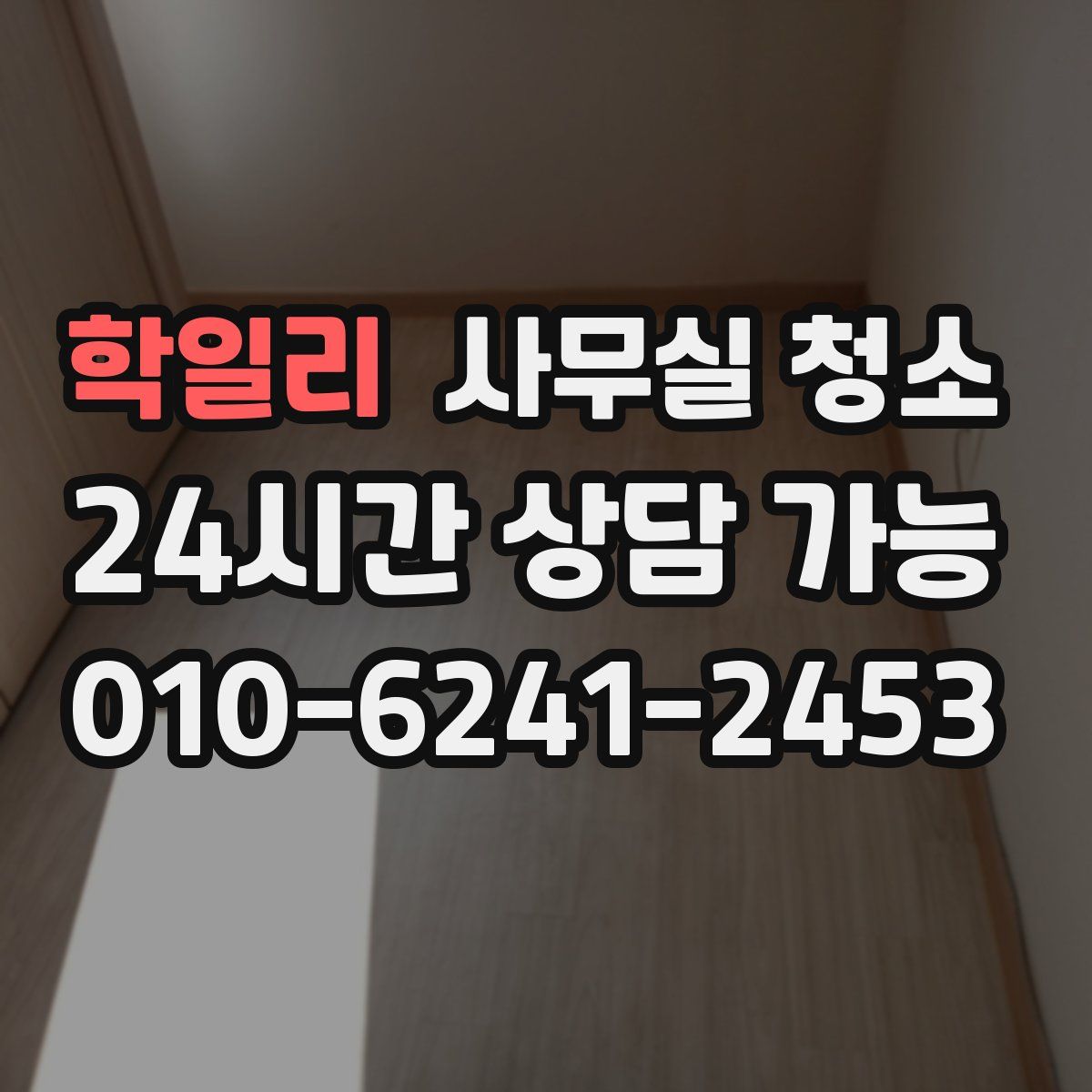 학일리 사무실 청소
