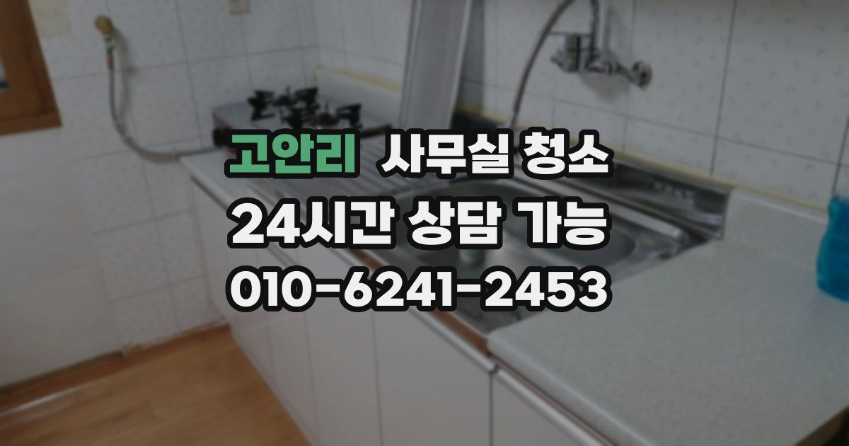 고안리 사무실 청소