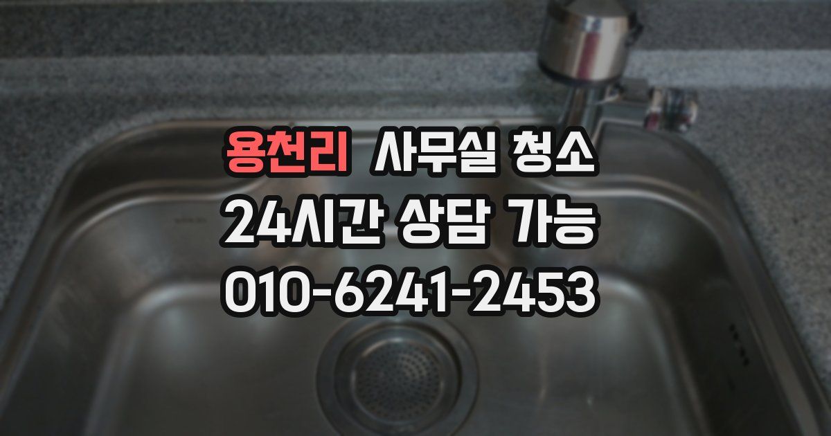 용천리 사무실 청소