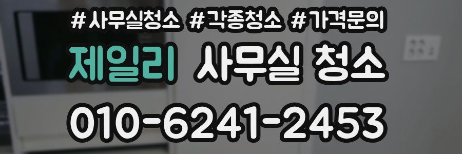 제일리 사무실 청소