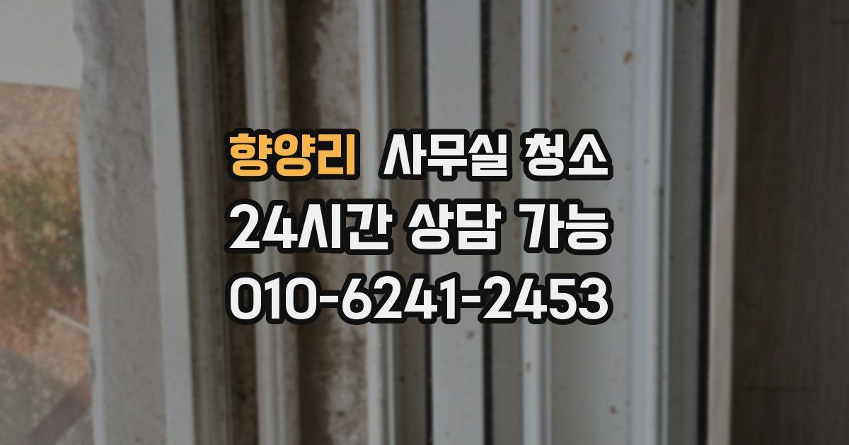 향양리 사무실 청소