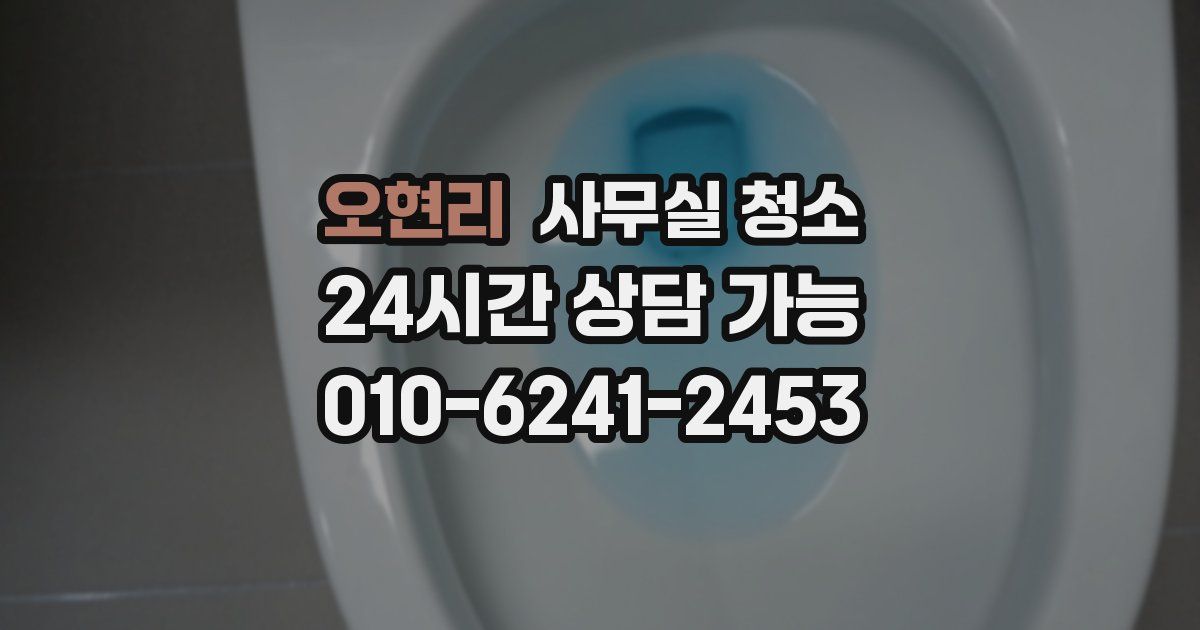 오현리 사무실 청소