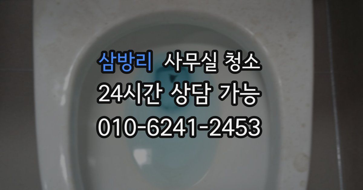 삼방리 사무실 청소