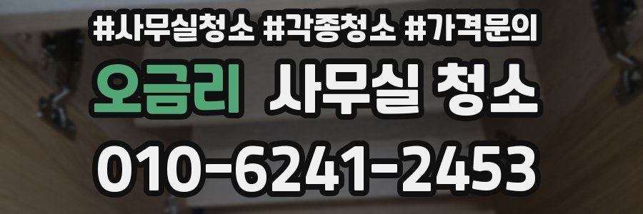 오금리 사무실 청소