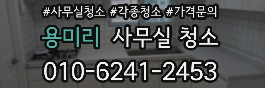 용미리 사무실 청소