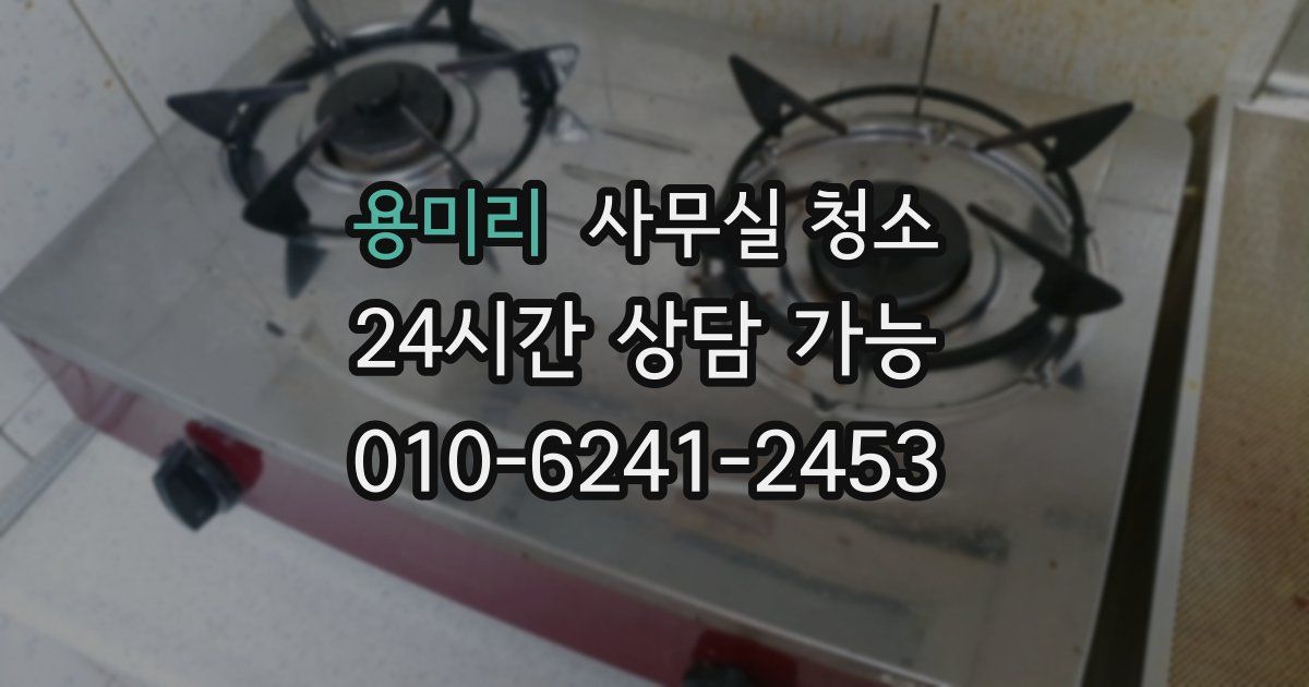 용미리 사무실 청소