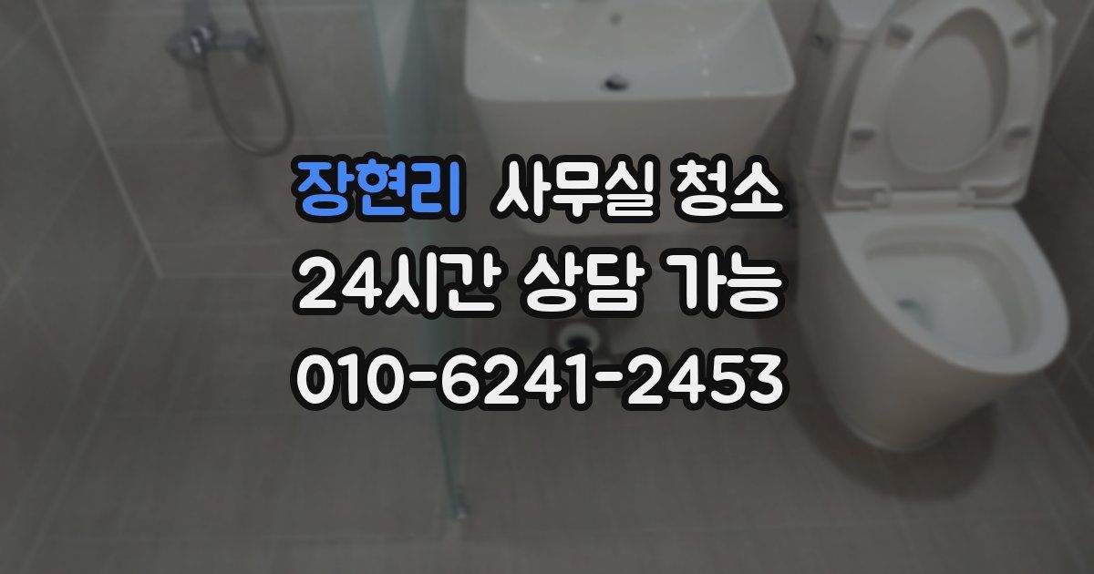장현리 사무실 청소