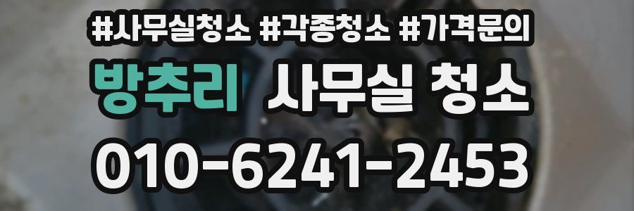 방추리 사무실 청소