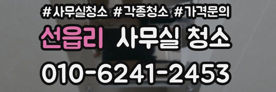 선읍리 사무실 청소