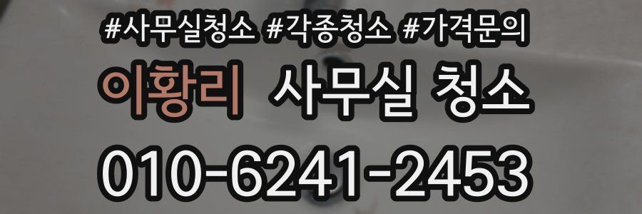 이황리 사무실 청소