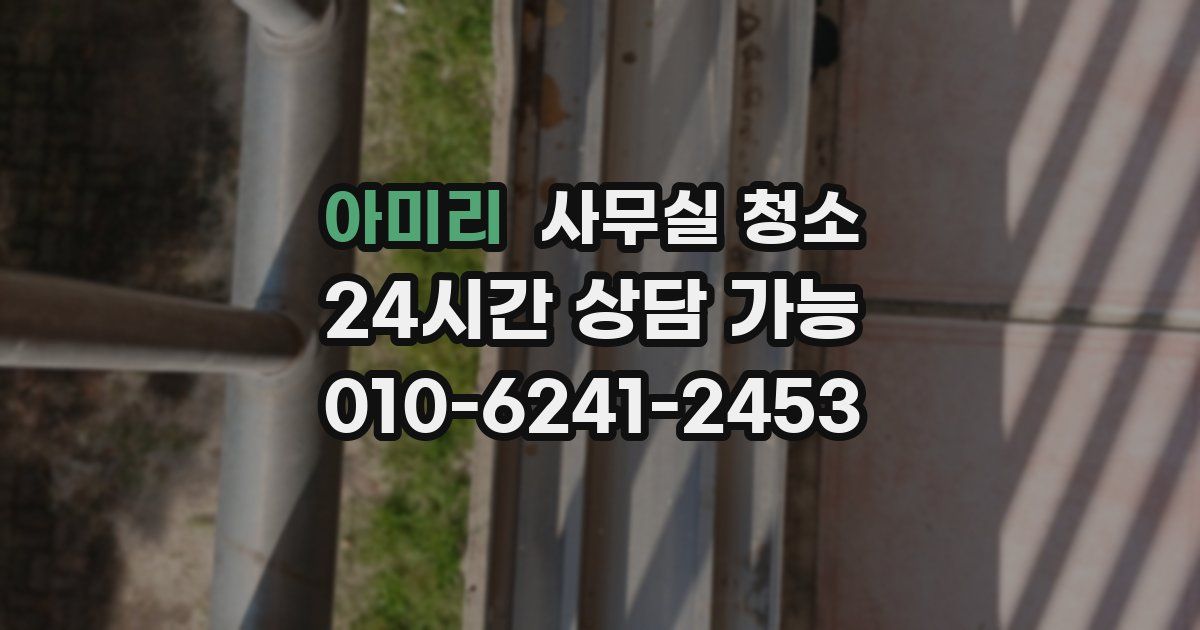 아미리 사무실 청소