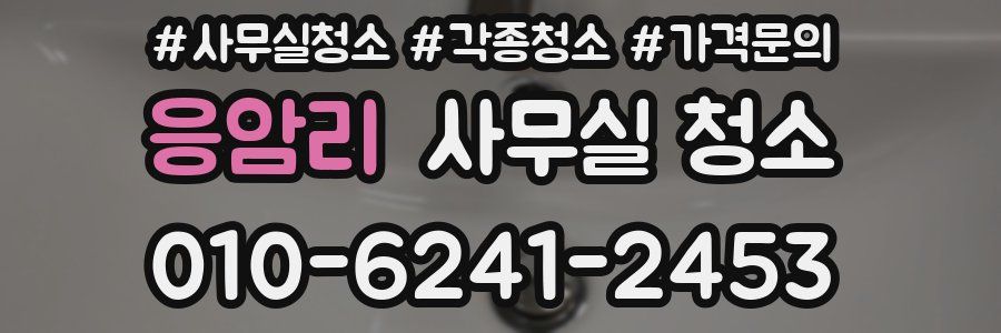 응암리 사무실 청소