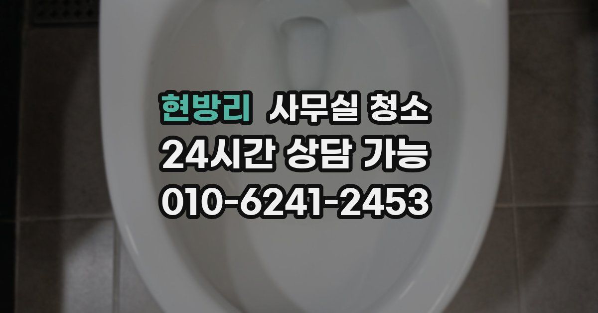 현방리 사무실 청소