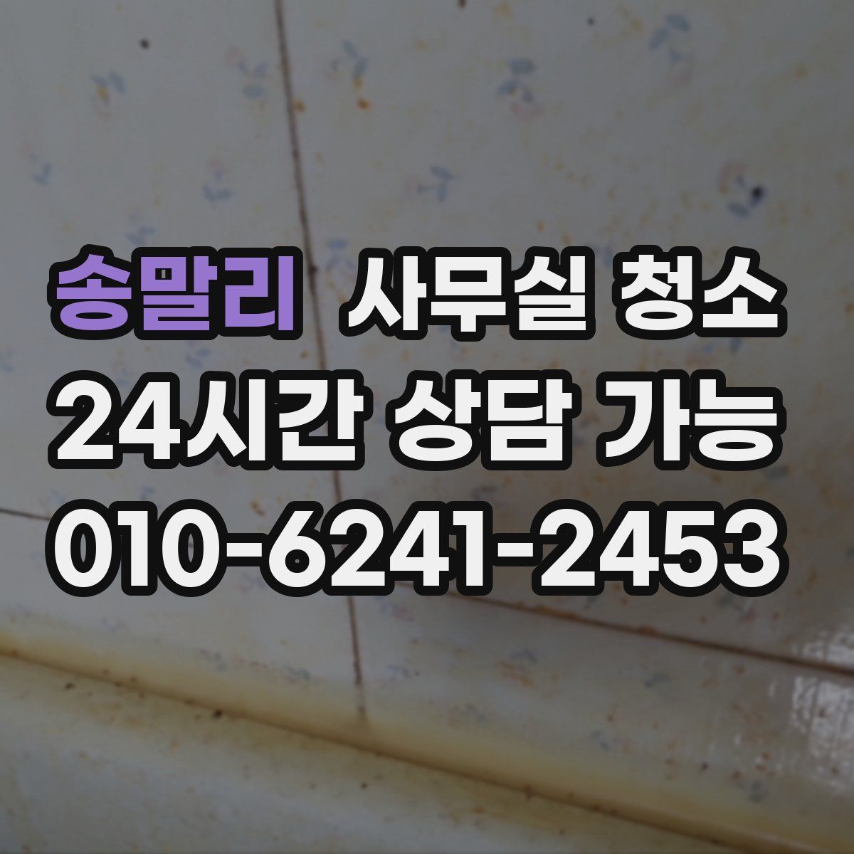 송말리 사무실 청소