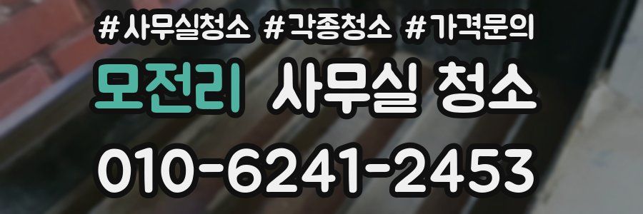 모전리 사무실 청소