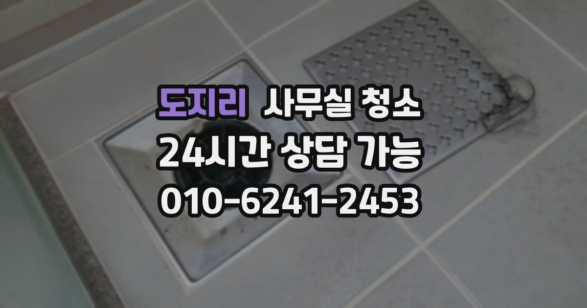 도지리 사무실 청소