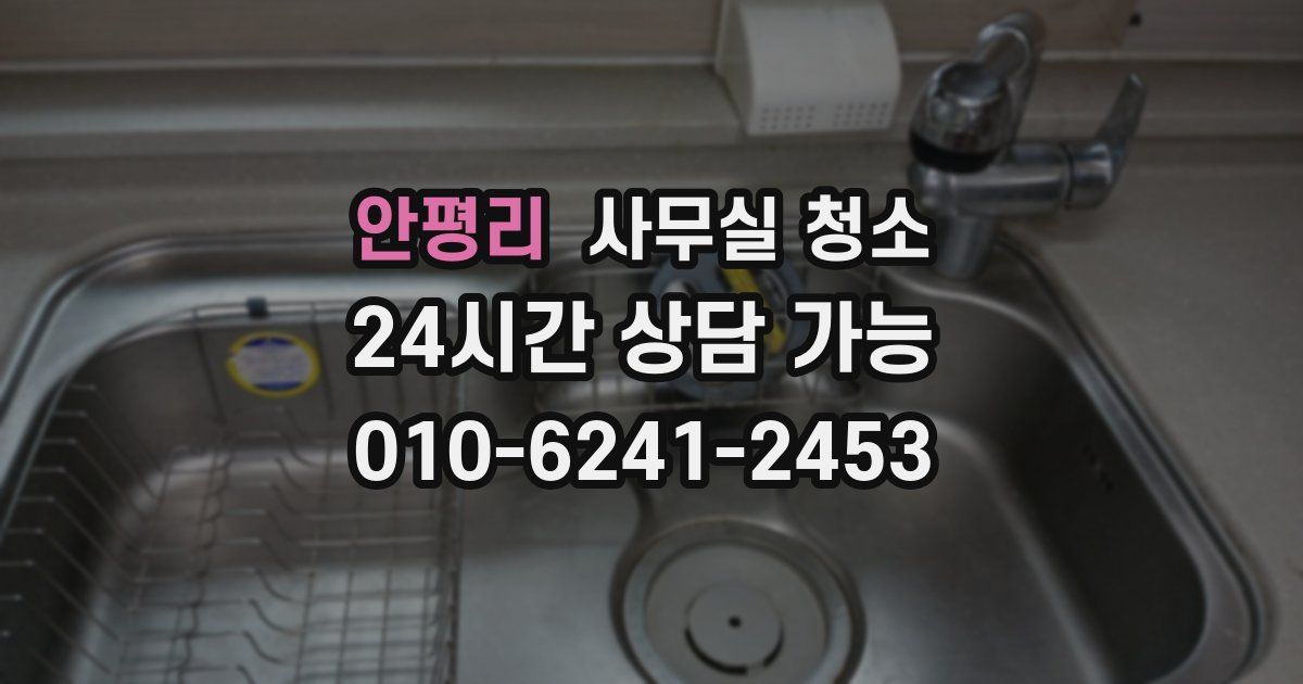 안평리 사무실 청소