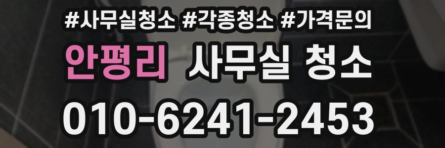 안평리 사무실 청소