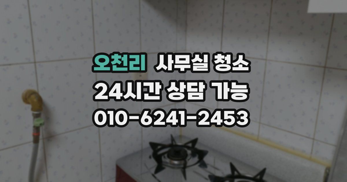 오천리 사무실 청소