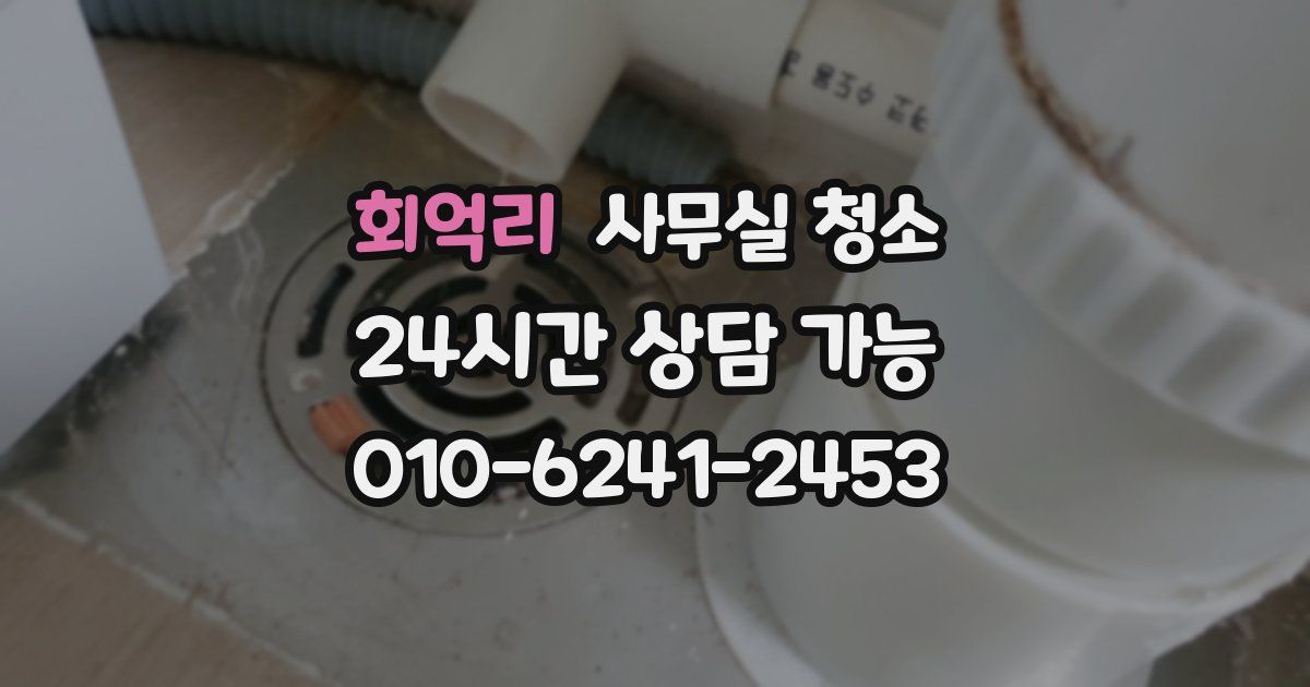 회억리 사무실 청소