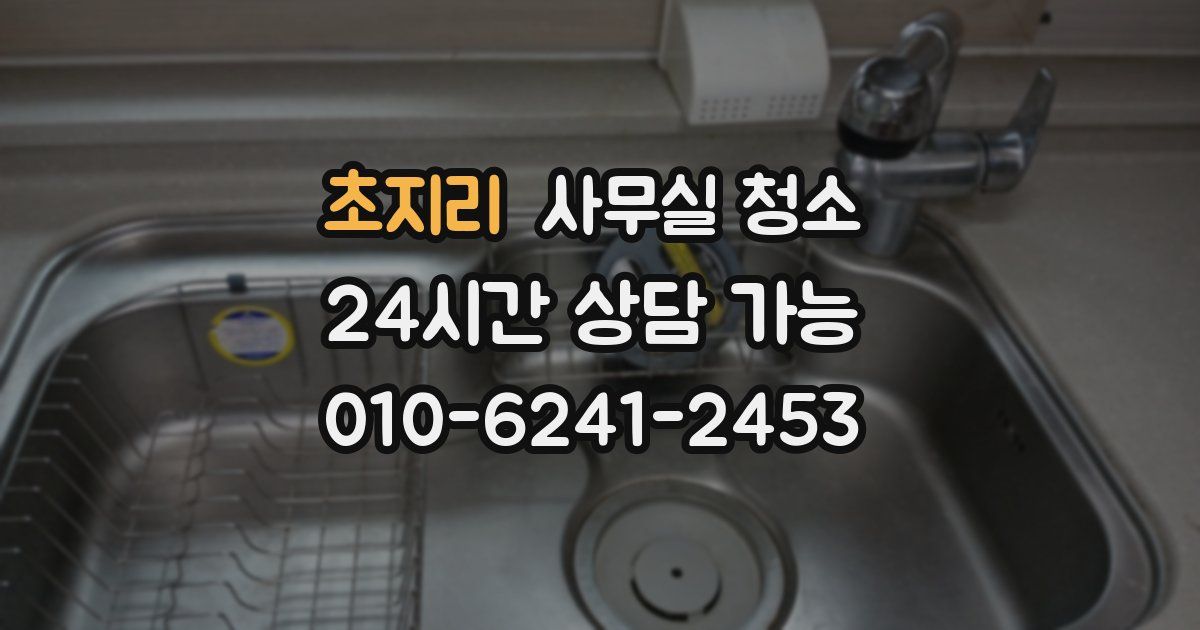 초지리 사무실 청소