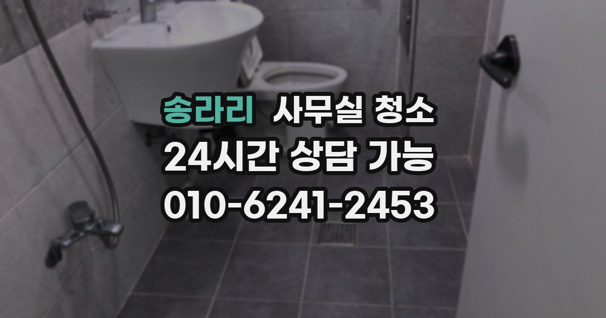 송라리 사무실 청소
