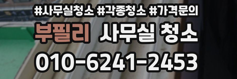 부필리 사무실 청소
