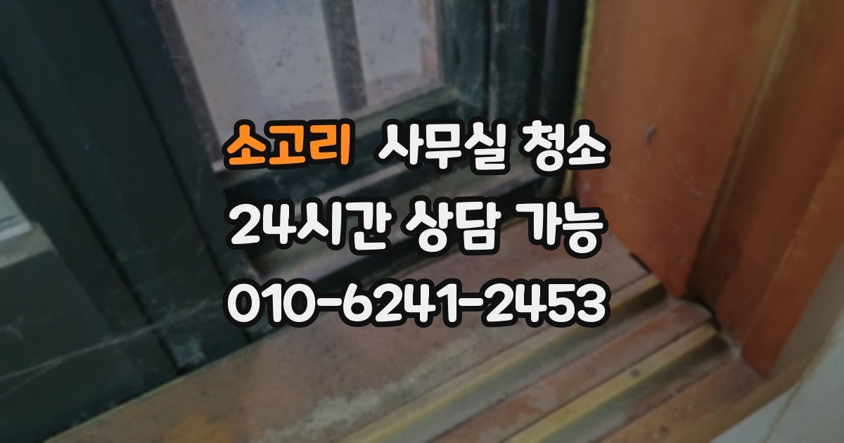 소고리 사무실 청소